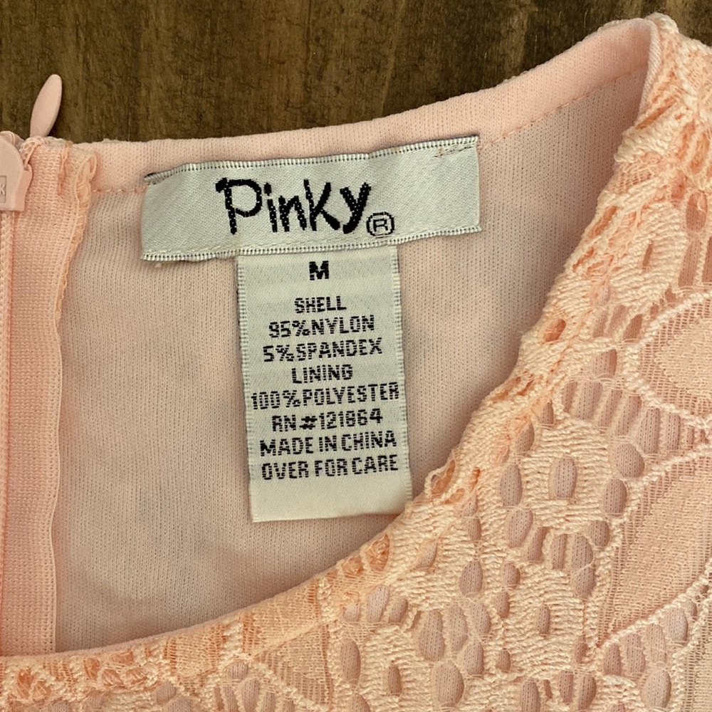 Pinky lace dress NWOT - Picture 8 of 8